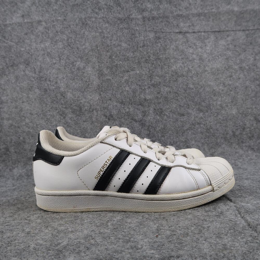 Adidas Shoes Kids 5 Sneakers Superstar Casual Lifestyle White Black Lace Up Low